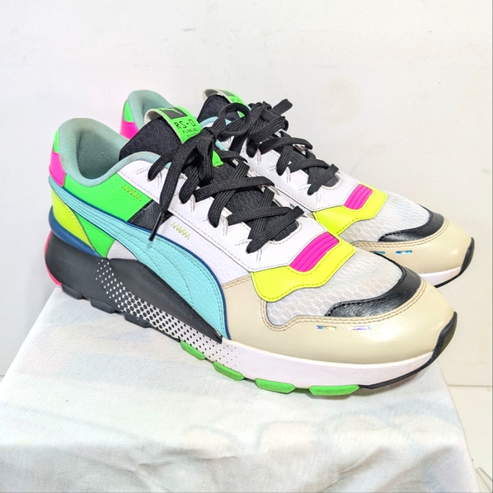 PUMA RS-0 Wave Race Men's 13 Athletic Sneakers Cushioned Shoes 368645-001 Runner